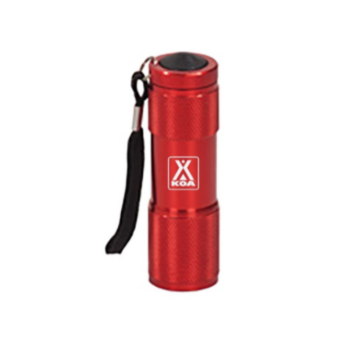 KOA Logo 9-LED Flashlight With Strap