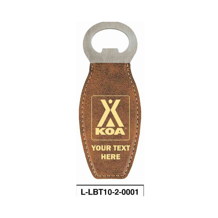 KOA LEATHERETTE MAGNETIC BOTTLE OPENER - L-LBT1 2-0018 -
