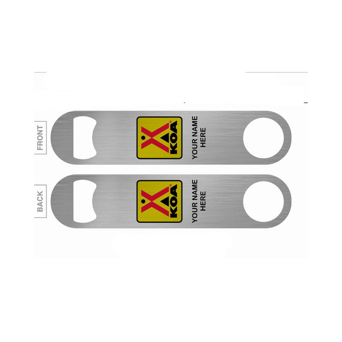 KOA Logo Metal Bottle Opener