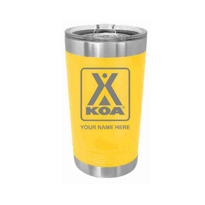 KOA POLAR CAMEL 16oz VACUUM INSULATED TUMBLER WITH CLEAR LID - G-PPT
