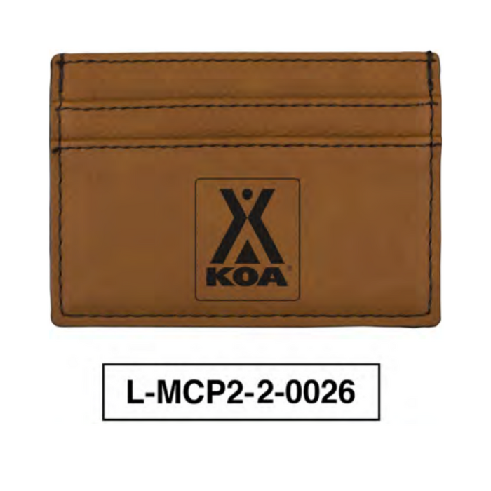KOA LEATHERETTE MONEY CLIP - L-MCP1-2-0026