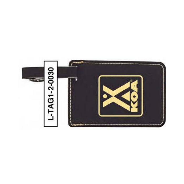 KOA LEATHERETTE LUGGAGE TAG - L-TAG-2-0030