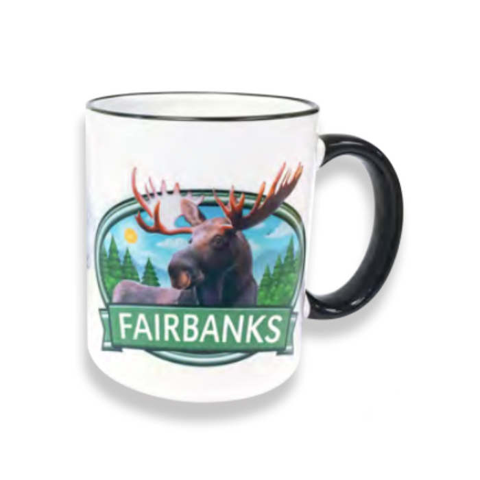 Oval Imprint Ceramic 11oz Coffee Mug With Custom Namedrop