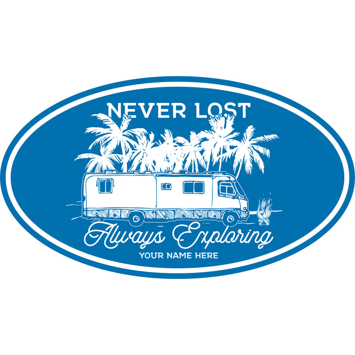 ALWAYS EXPLORING (PALM) VINYL STICKER
