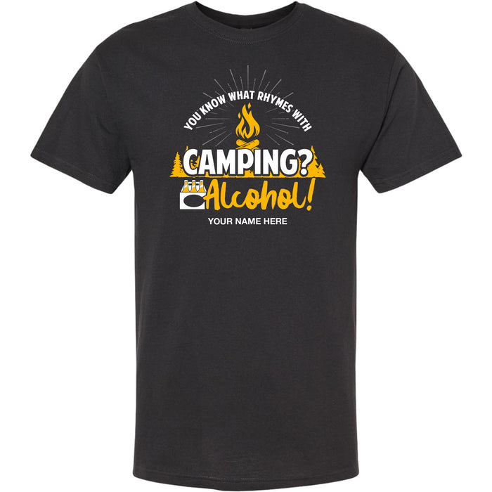 CAMPING ALCOHOL T-SHIRT