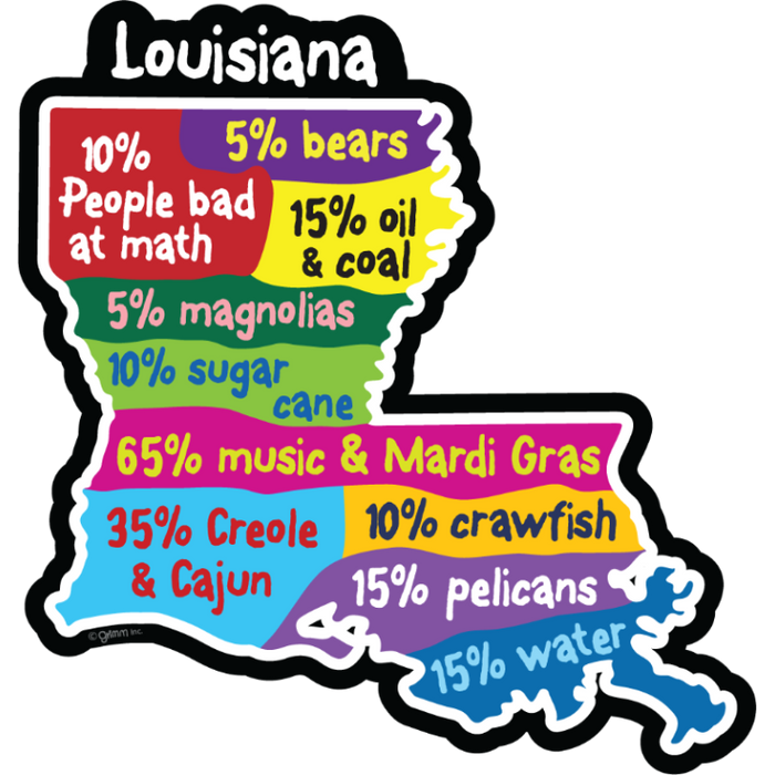 STATE BAD MATH - LOUISIANA - 118