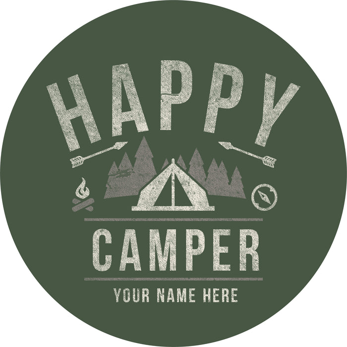HAPPY CAMPER VINYL STICKER