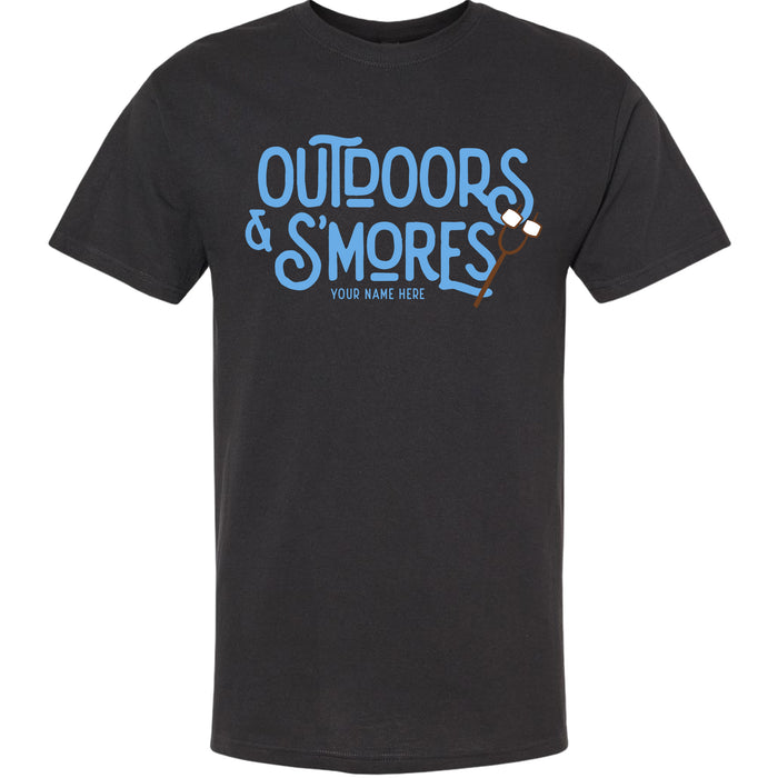 OUTDOORS AND SMORES T-SHIRT