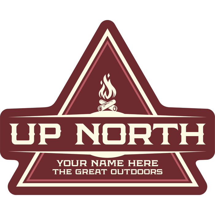 UP NORTH VINYL STICKER