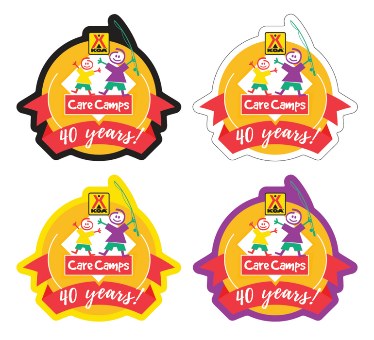 Care Camps 40th Anniversary Souvenir Sticker
