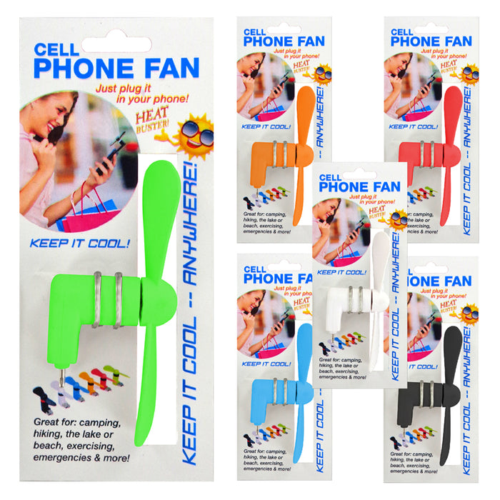 Cell Phone Fan with Display