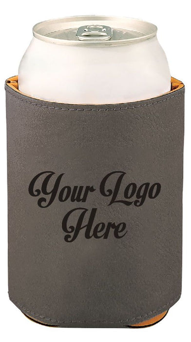 Custom Logo Leatherette Can Coozie