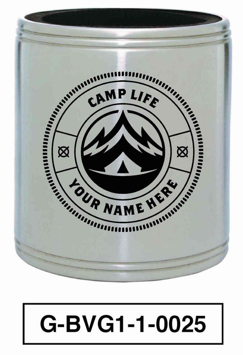 "Camp Life" Insulated beverage holder