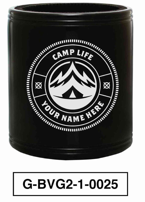 "Camp Life" Insulated beverage holder
