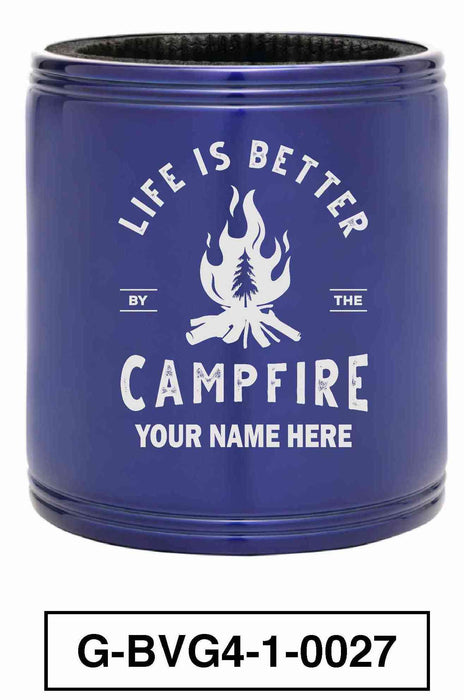 "Life Is Better" Insulated beverage holder