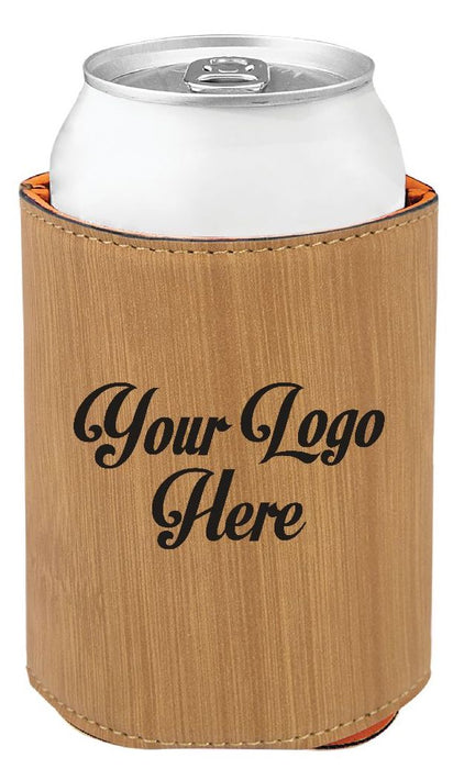 Custom Logo Leatherette Can Coozie