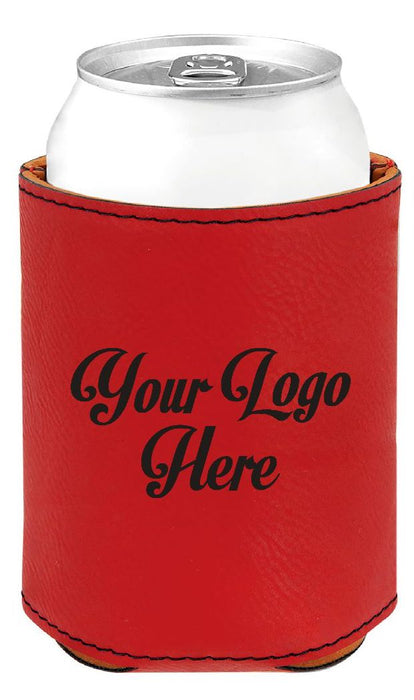 Custom Logo Leatherette Can Coozie