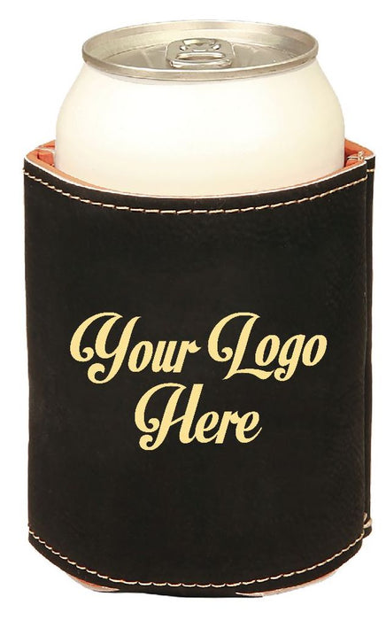 Custom Logo Leatherette Can Coozie