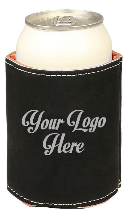 Custom Logo Leatherette Can Coozie