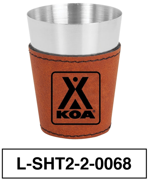 KOA Leatherette Shot Glass - L-SHT12-2-0068