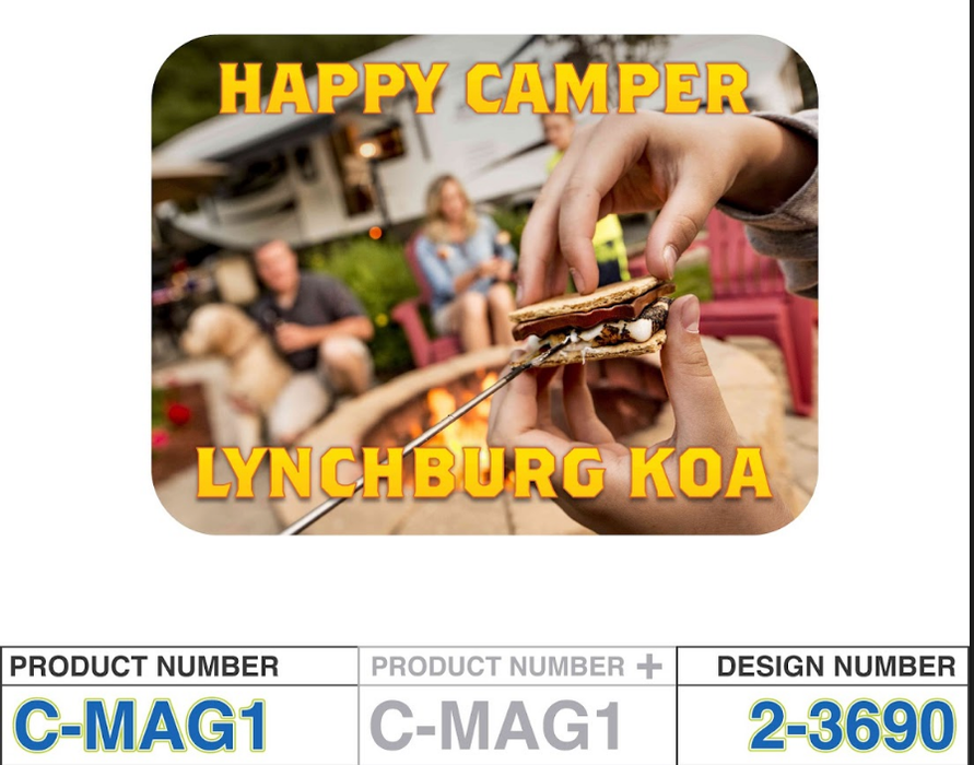 LYNCHBURG KOA MAGNET