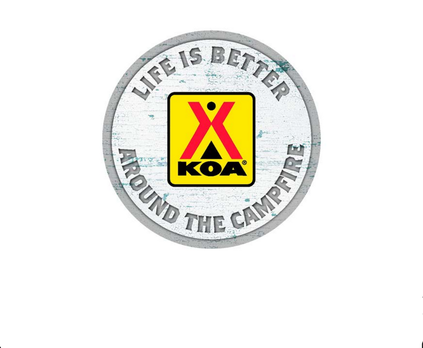 KOA 'Life is Better Around a Campfire' Generic Magnet (Marble)