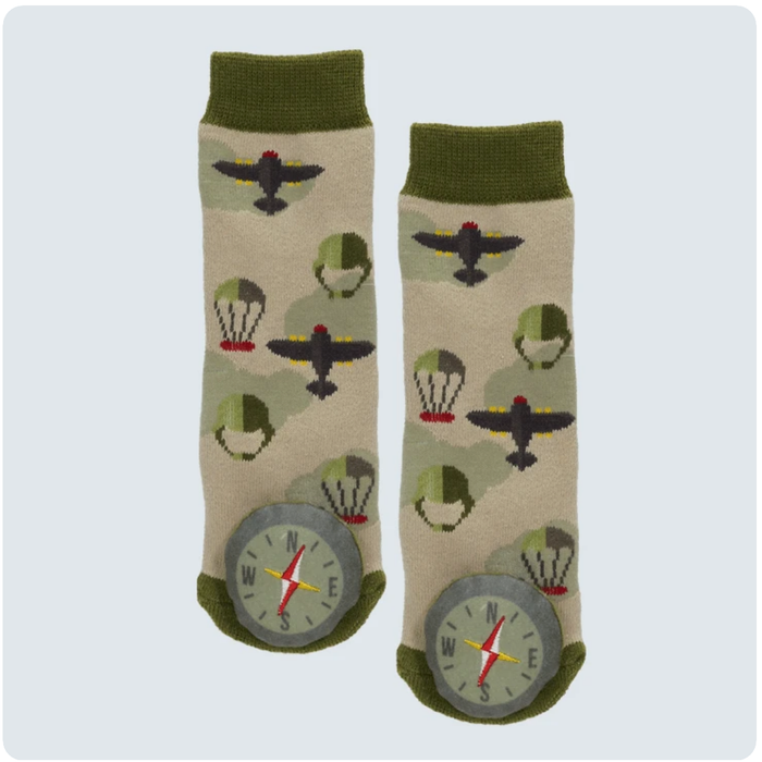 MESSY MOOSE BABY COMPASS SOCKS - 27045