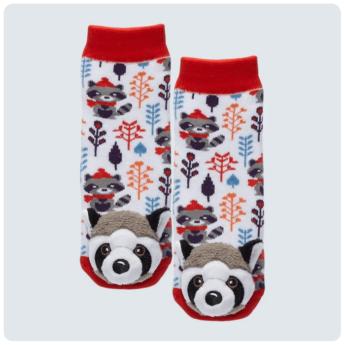 MESSY MOOSE COUNTRY RACOON SOCKS - 27056