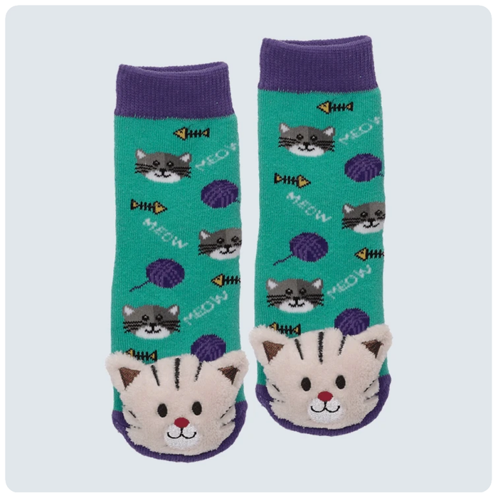 MESSY MOOSE CAT SOCKS - 27049