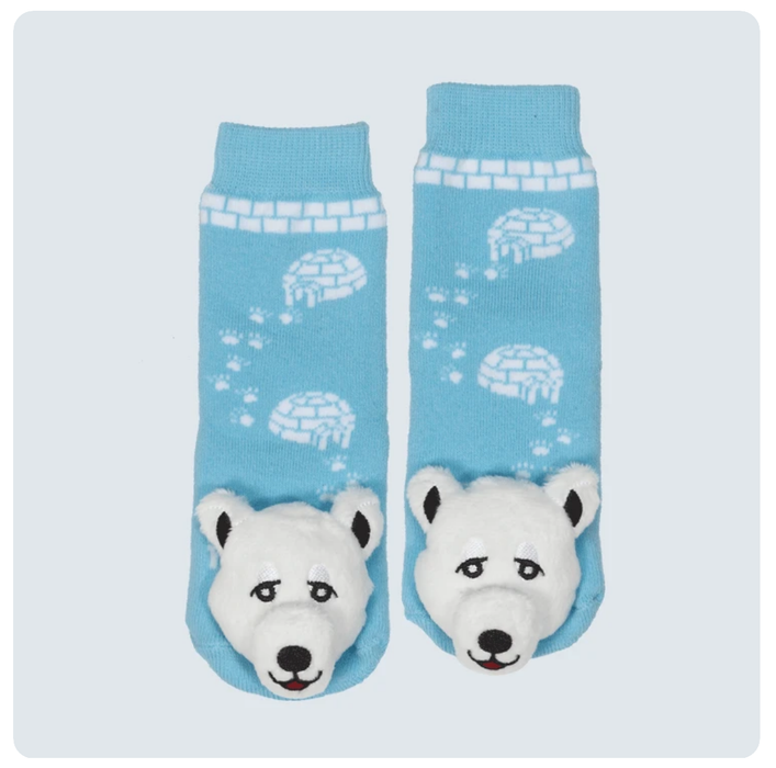 MESSY MOOSE POLAR BEAR SOCKS - 27007