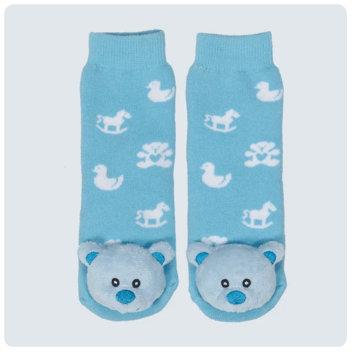 MESSY MOOSE BLUE BEAR SOCKS  - 27027