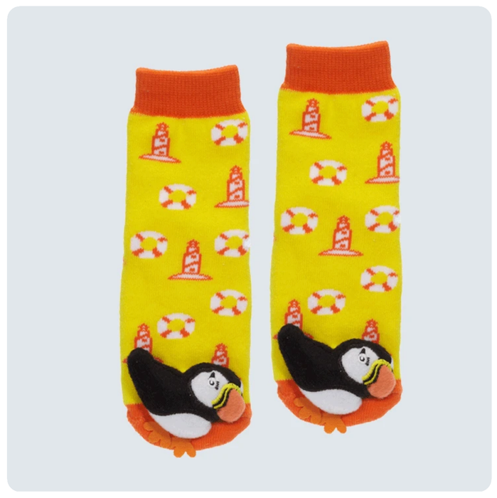 MESSY MOOSE PUFFIN SOCKS- 27017