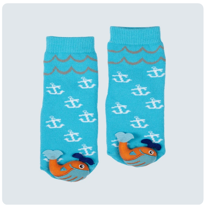 MESSY MOOSE WHALE SOCKS - 27010