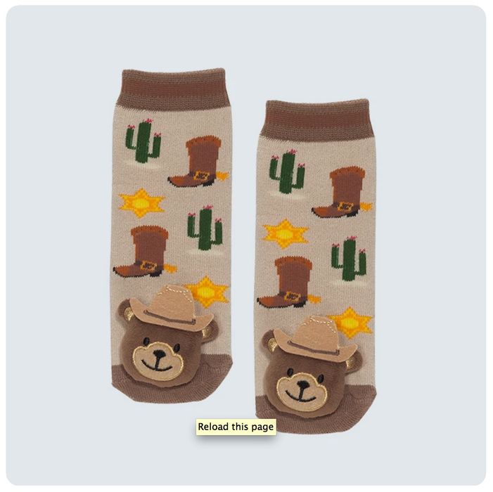 MESSY MOOSE COWBOY SOCKS - 27068