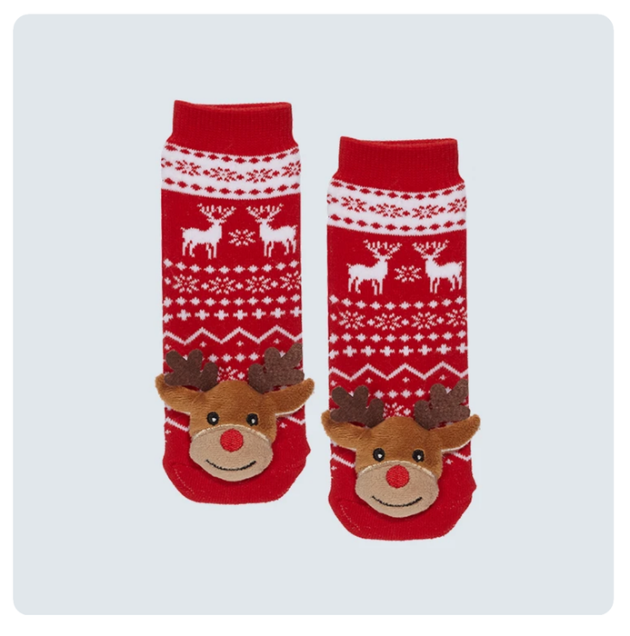 MESSY MOOSE REINDEER SOCKS - 27087