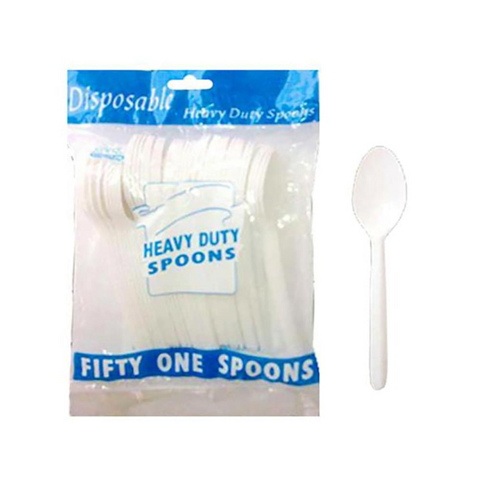 51 Pc Plastic Spoons