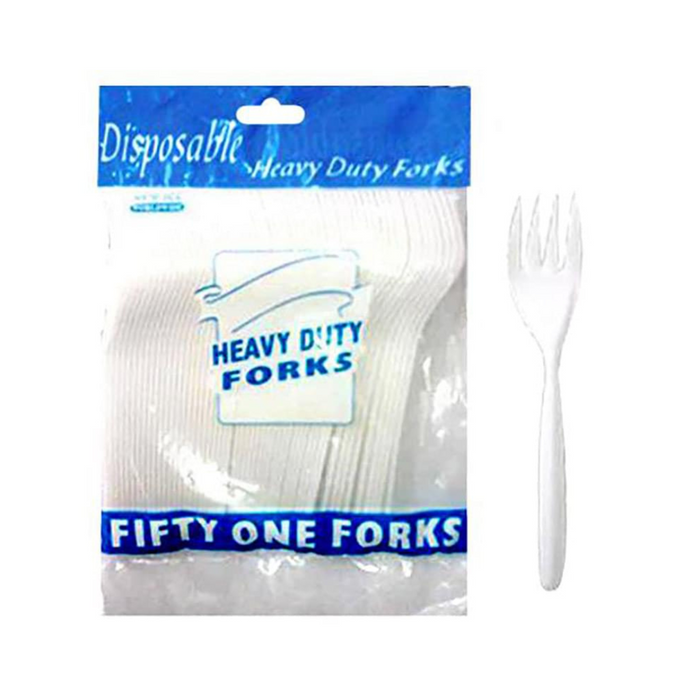 51 Pc Plastic Forks
