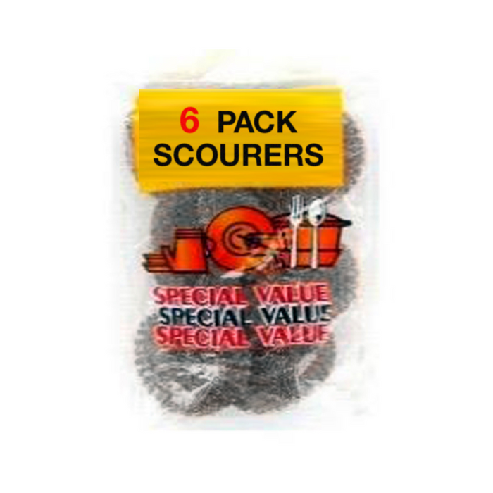 6pc Scouring Pads