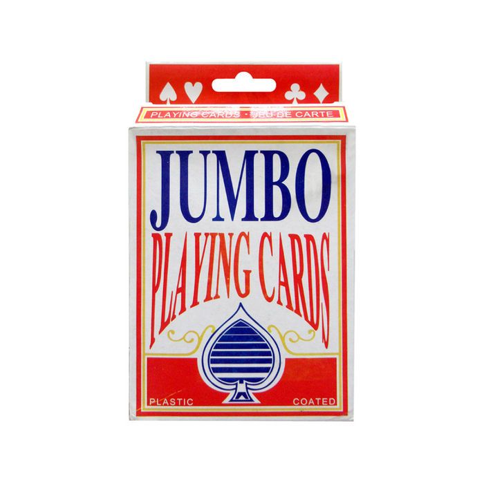 Jumbo Playing Cards 4.9" x 3.46"