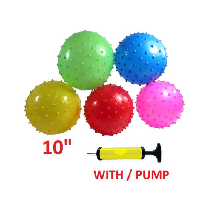 10" Inflatable Balls with Pump