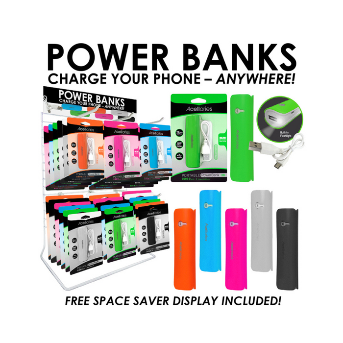 Power Bank Charger with display