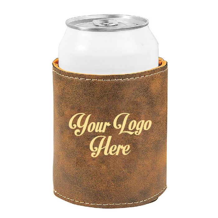 Custom Logo Leatherette Can Coozie