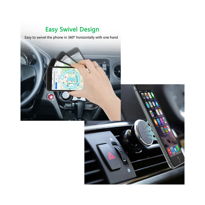 Magnetic Car Phone Holder with display
