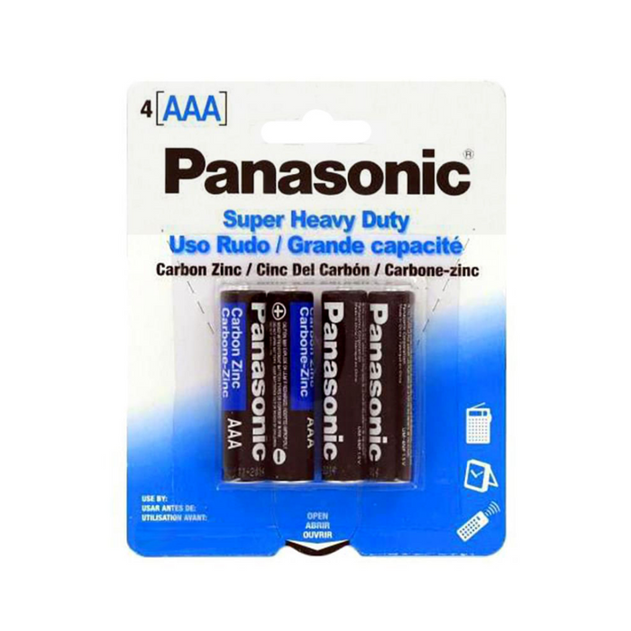 4 Pc AAA Panasonic Batteries