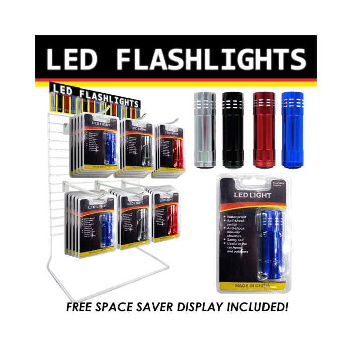 48pc LED Flashlight Display