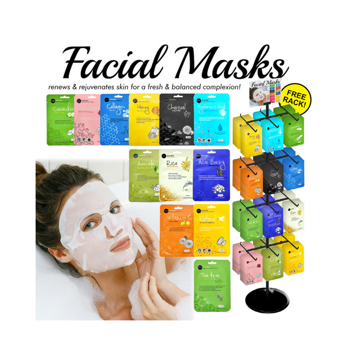 288 pc Facial Mask Display