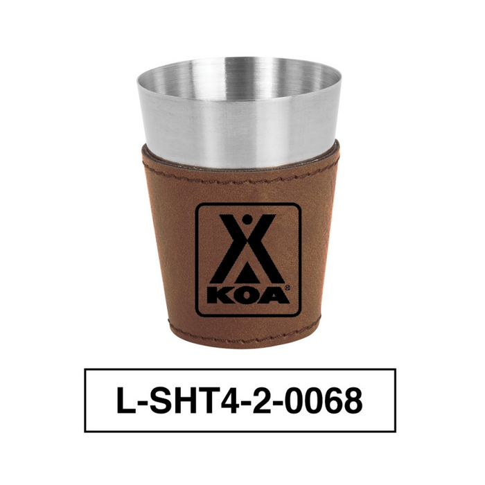 KOA Leatherette Shot Glass - L-SHT12-2-0068