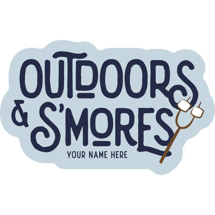 Outdoors n' S'mores Sticker