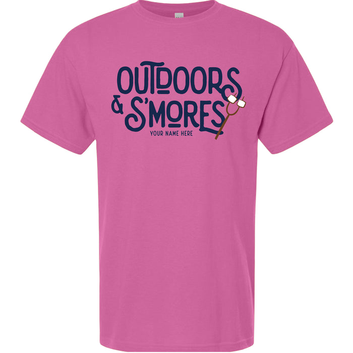 OUTDOORS AND SMORES T-SHIRT