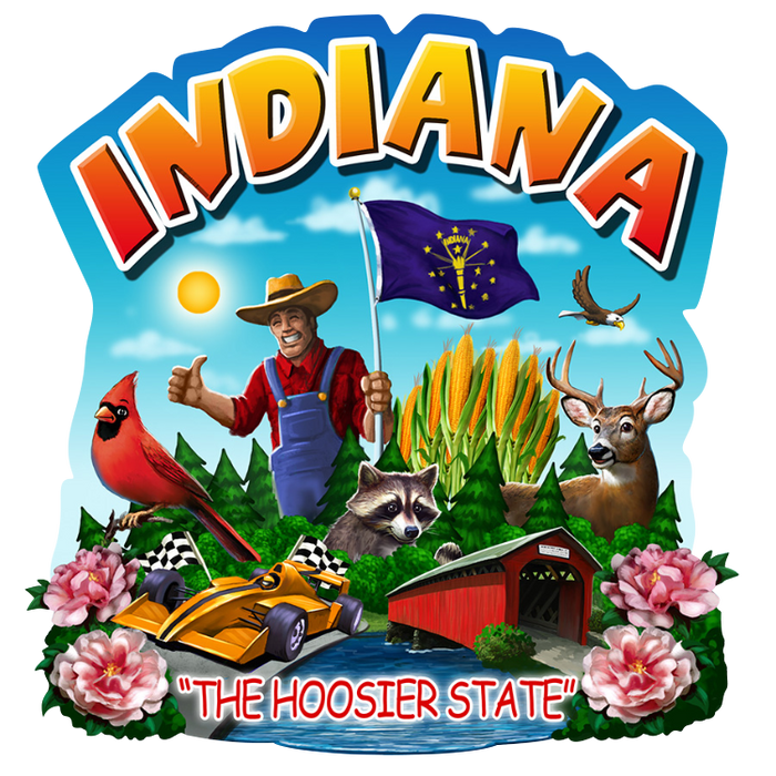 STATE MONTAGE - INDIANA - 114
